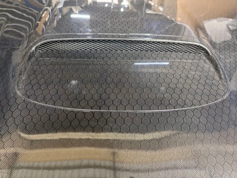 Replacement New for GT86 for BRZ 12-16 Honeycomb Carbon Fiber Engine Hood Bonnet Cover Trims